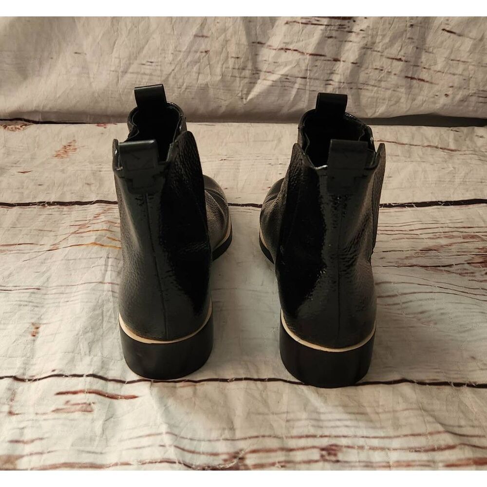 Mercedes Castillo Xandra Black Patene Leather Bootie Size‎ 8.5 - Picture 4 of 7